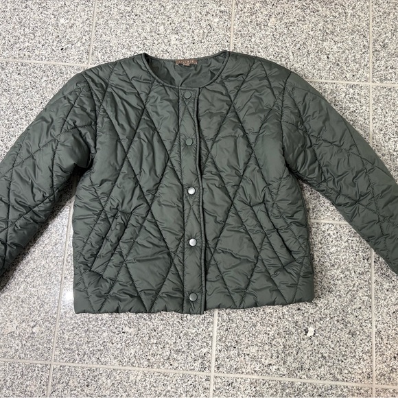 Lilla P Jackets & Blazers - Lilla P Green Quilted Puffer Jacket